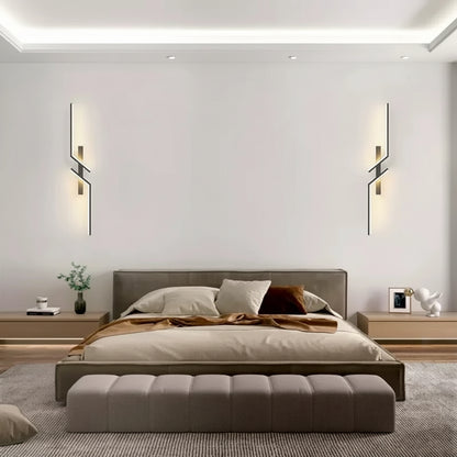 Minimalist LED Strip Wall Light | Touch Control | Rechargeable | TV &amp; Sofa Background Lighting