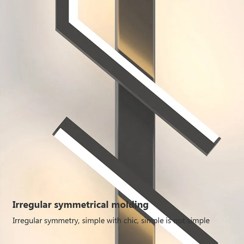 Minimalist LED Strip Wall Light | Touch Control | Rechargeable | TV &amp; Sofa Background Lighting