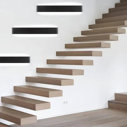 Modern LED Wall Lamp | Rechargeable | Up &amp; Down Lighting | Bedside, Staircase &amp; Bathroom Fixture