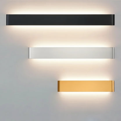 Modern LED Wall Lamp | Rechargeable | Up &amp; Down Lighting | Bedside, Staircase &amp; Bathroom Fixture