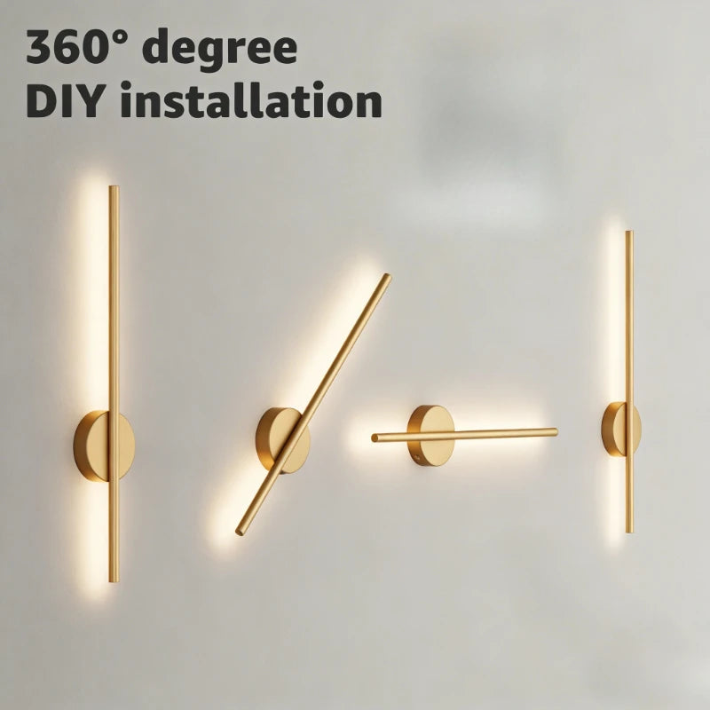 Battery Operated LED Wall Sconce | Remote Control | Wireless USB Rechargeable | Bedroom &amp; Living Room Lighting